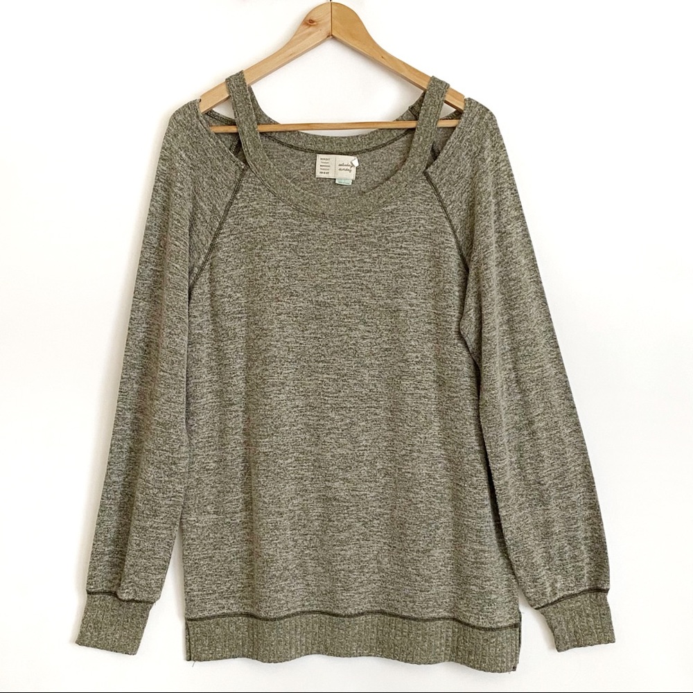 Anthropologie Saturday Sunday Cutout Pullover Top Size M